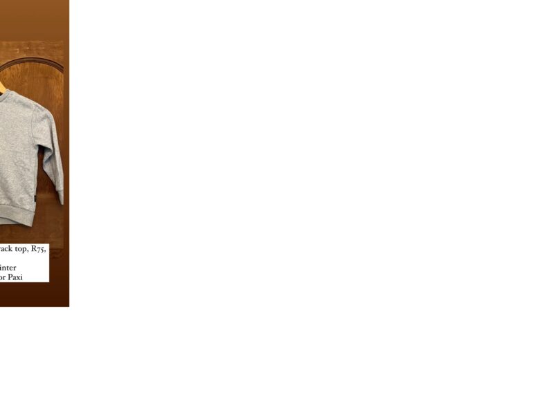 Woolworths grey track top